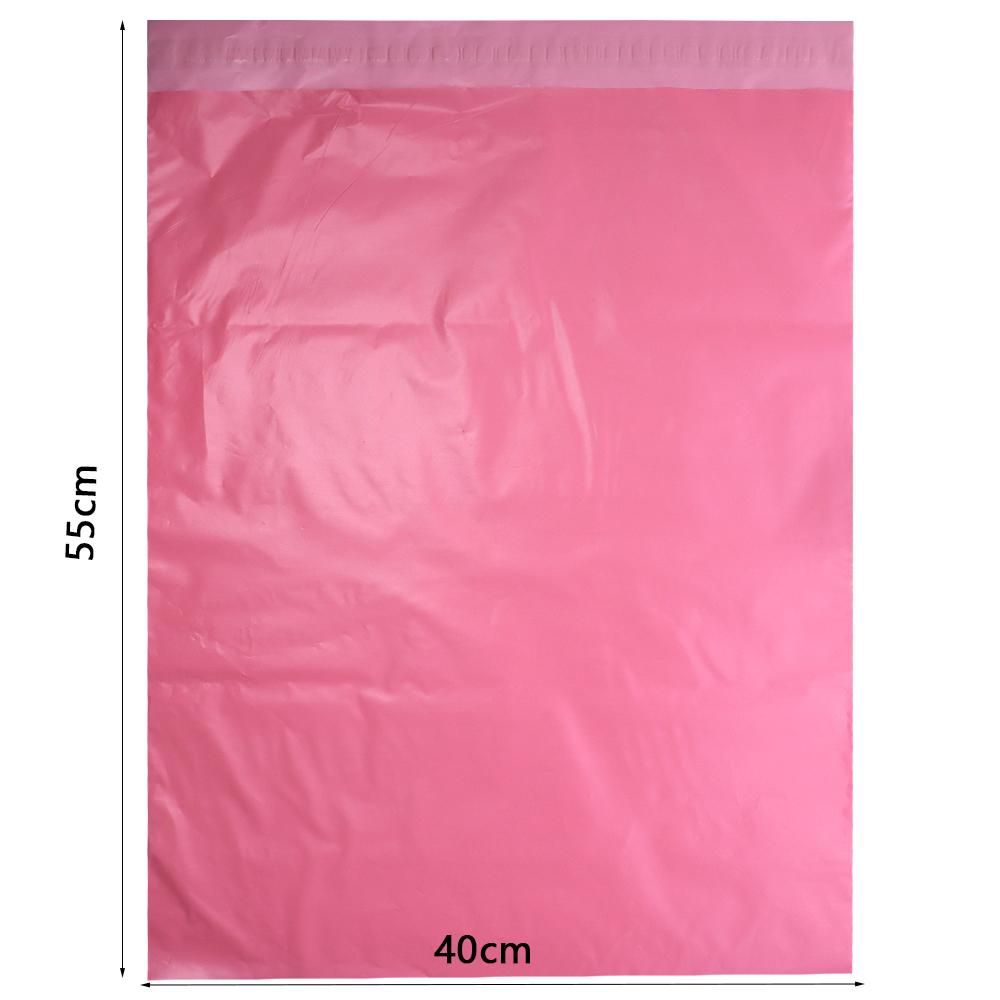10/20/50Pcs Pink Plastic Logistics Courier Bag Self Adhesive Seal Poly Pouch Waterproof Shipping Packing Envelopes Supplies