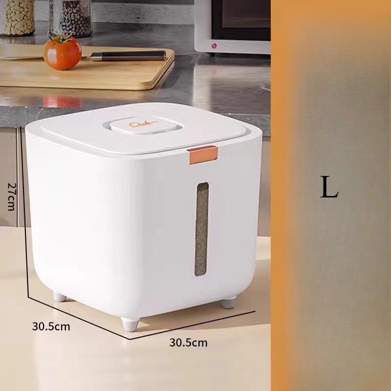 

Герметичный контейнер для хранения продуктов - Влагонепроницаемый, Защищенный от вредителей, Легко нажимаемый дозатор с мерным стаканом, Не содержит БФА, Идеально подходит для риса, злаков, сахара L