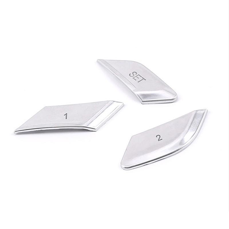 

3 шт., ABS салон автомобиля, кнопки регулировки сидений с памятью, декоративные наклейки с блестками, автоаксессуары для BMW 3 серии G20 G28 3pcs