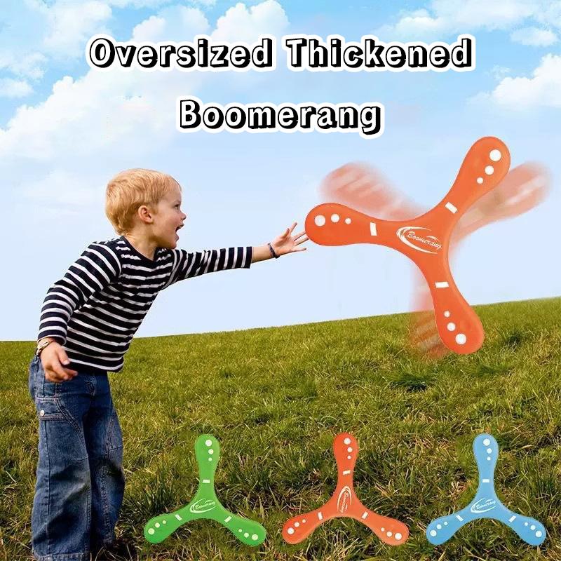 Children Oversized Thickened Boomerang Soft Three-leaf Cross Adult-kids Interactive Outdoor Toys for Puzzle Decompression Gifts