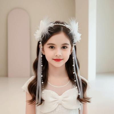 Pressure-Free Fairy Butterfly Headband Handcrafted Embroidery Lightweight Construction Princess Flower Crown Non-Slip Design