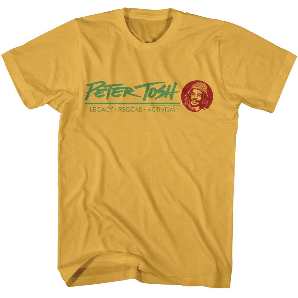 Peter Tosh Legacy Raggae Activism Circle Photo Men T Shirt Reggae Music Merch M