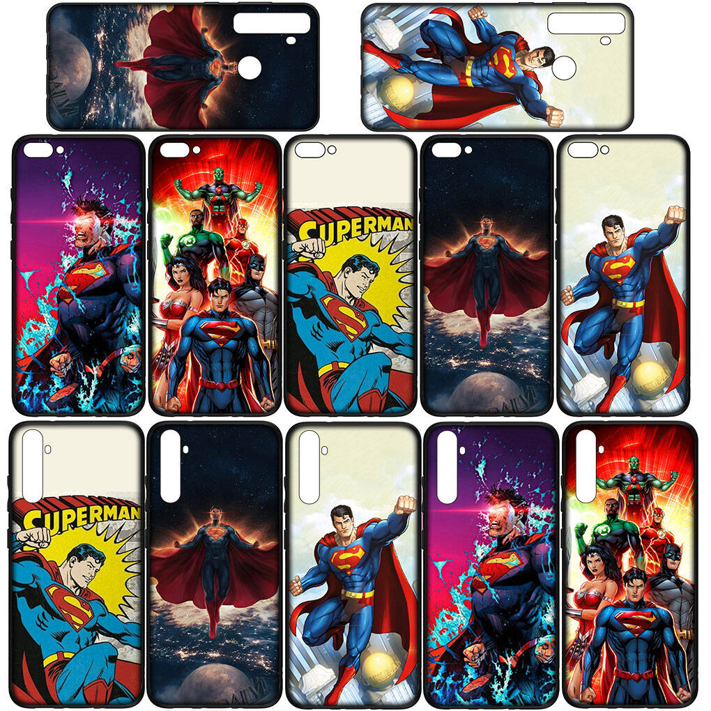 for Samsung Galaxy S25 S24 S23 S22 Ultra FE Plus A17 A37 A57 A56 A55 A06 A16 A15 A36 A26 A35 A05 A25 A54 Phone Case Kawaii Supermans Man Super Hero