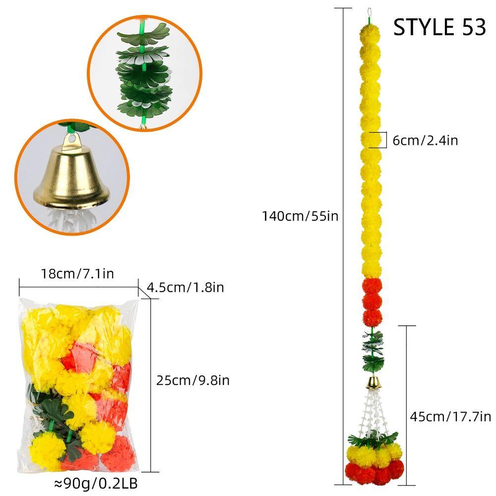 Indian Style Fake Plant 140-160cm Home Party Decor For Halloween Day of The Dead