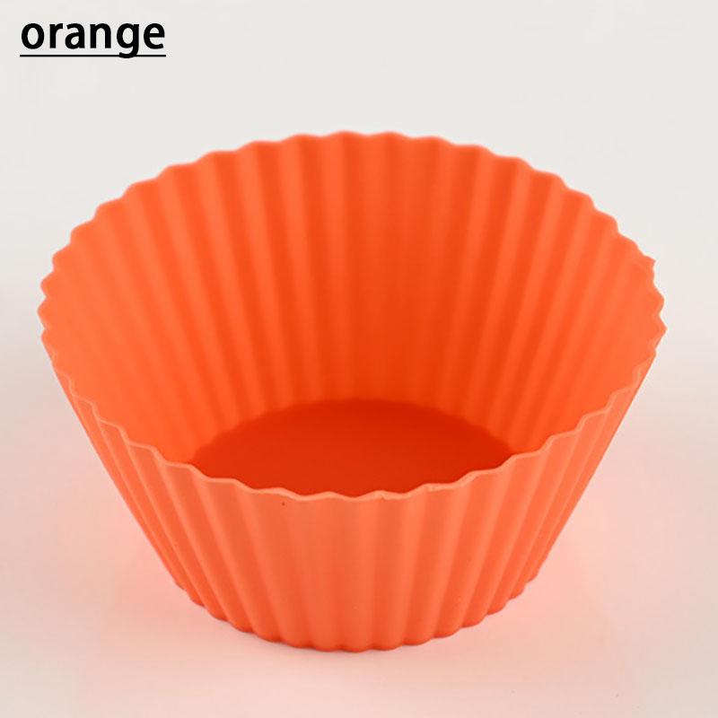 12/24/36pcs Of Silicone Cake Mold Round Muffin Cup Cake Baking Mold Kitchen Cooking Bakeware Making Diy Cake Decoration Tool