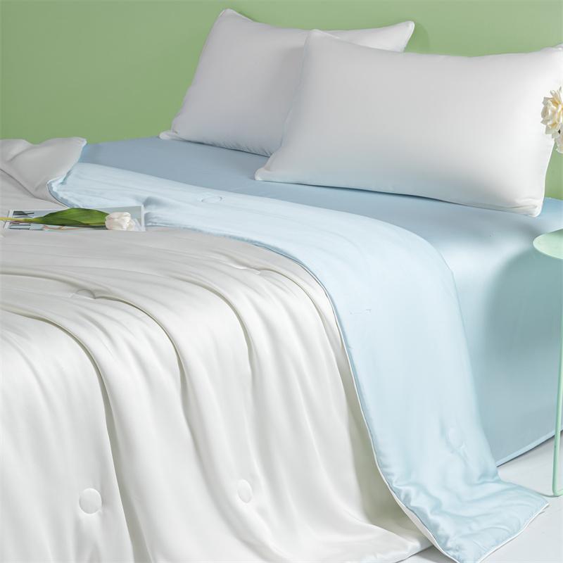 Summer Cooling Blankets Smooth Air Condition Comforter Lightweight Cold Quilt Twin King Size