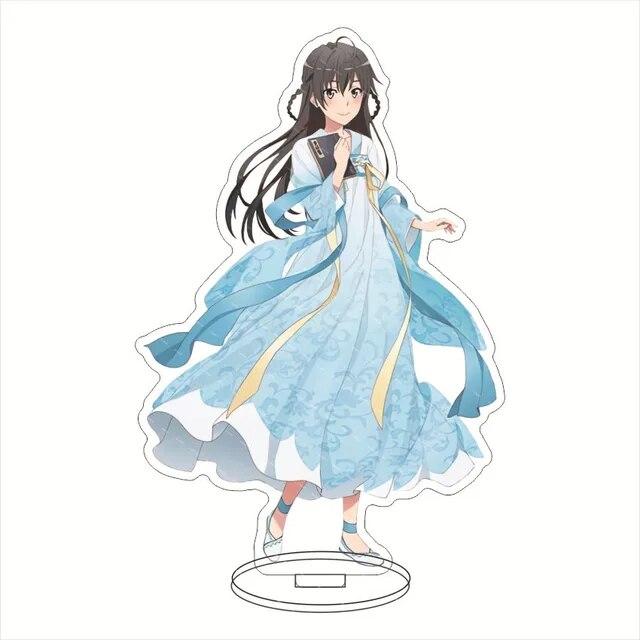 Anime My Teen Romantic Comedy SNAFU Stand Model Plate Yukino Yukinoshita Yuigahama Yui Isshiki Iroha Figures Standing Collection