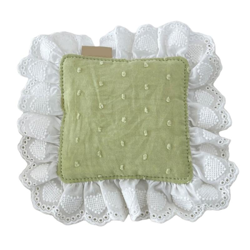 

Decorative Flower Edges Coaster Placemat Multipurpose Waterproof Tableware Mats for Home Kitchens Essential