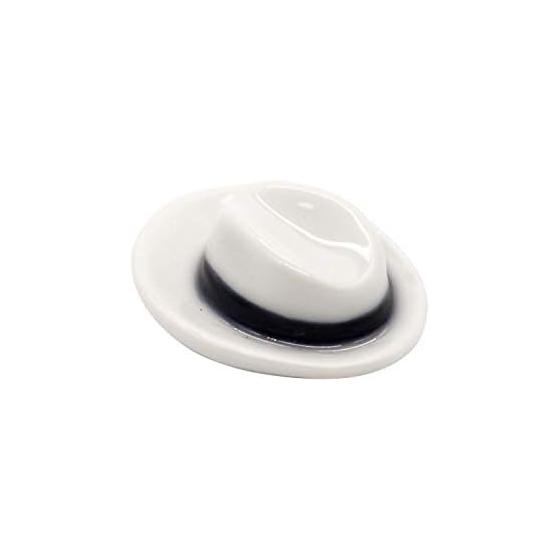 Arita Ware Kitagawa Bisen Kiln Chopstick Rest, Approx. 4x3cm, Folded Hat, White, Made in Japan