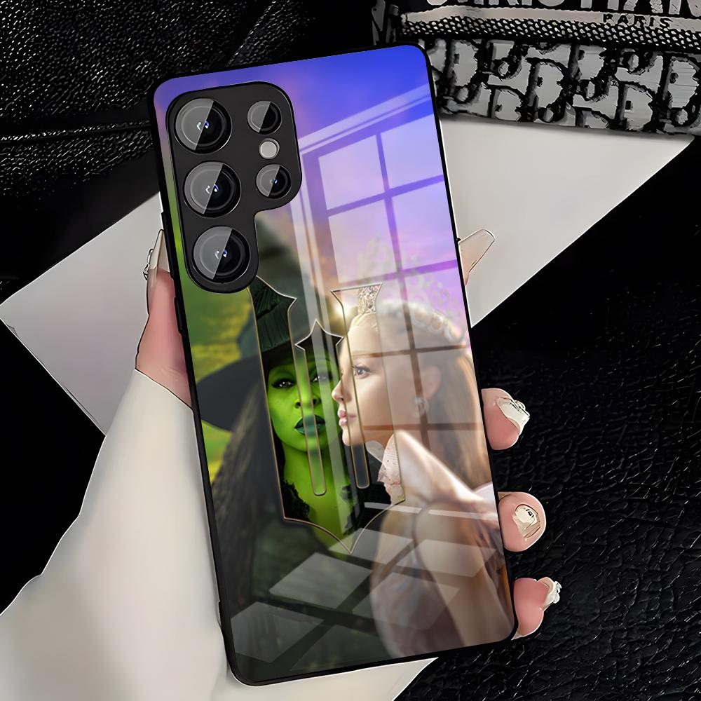 

Wicked Musical Green Phone Case For Samsung S26 S25 Plus S20 S20 Plus S22 Ultra S23 FE S21 Plus S21 Ultra Glass Cover Samsung S23 Ultra