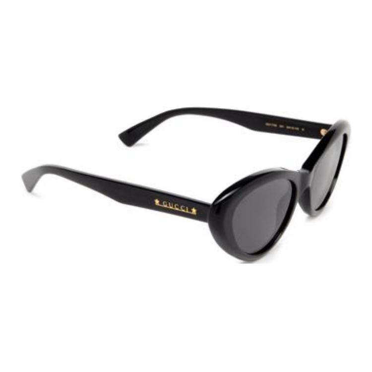 Gucci Side Logo Cat Eye Sunglasses Women sunglasses Black GG1170S001