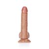 RealRock - Curved Realistic Dildo with Balls and Suction Cup 18 Cm