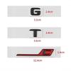 3D ABS GTR GTS GTC Logo Letter Rear Trunk Decal Emblem Badge Sticker For GT R S C GT43 GT63 C190  Car Accessories