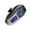 Helmet BT Headset with FM Radio Support Two Way Intercom RGB Lights IP65 Rainproof for Motorcycle Bike