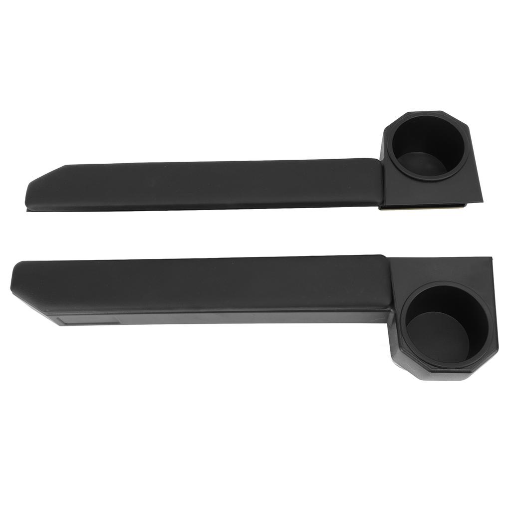 Door Armrest Cup Holder Plastic Leather Wear Resistance Replacement for   70 Series Door Armrest Drink Holder