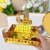 Eid Tray Moon Temple Food Holder Acrylic Ornament for Islamic Muslim Table Decoration Ramadan Party Candy Food Supplies
