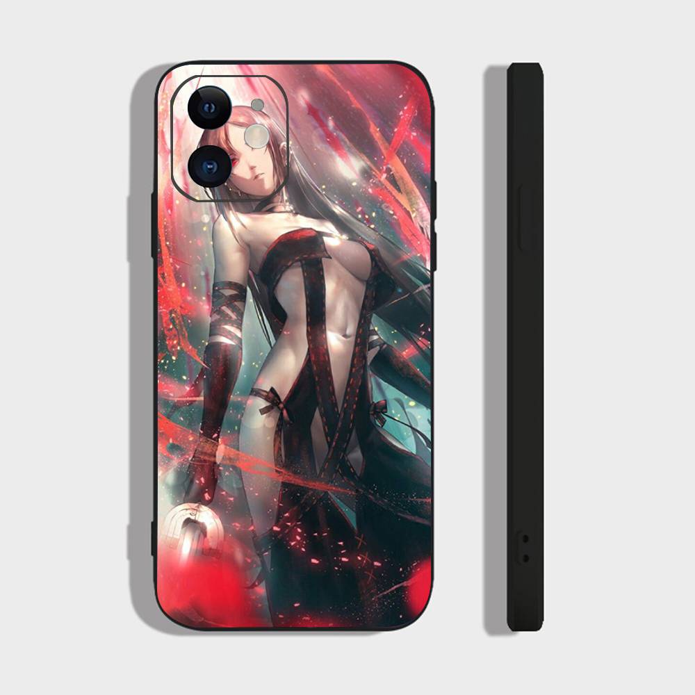 Consort Yu Animated Game Fate Grand Order Phone Case For IPhone 17 Air 16 15 14 13 Pro Max 11 12 Black Silicone Cover