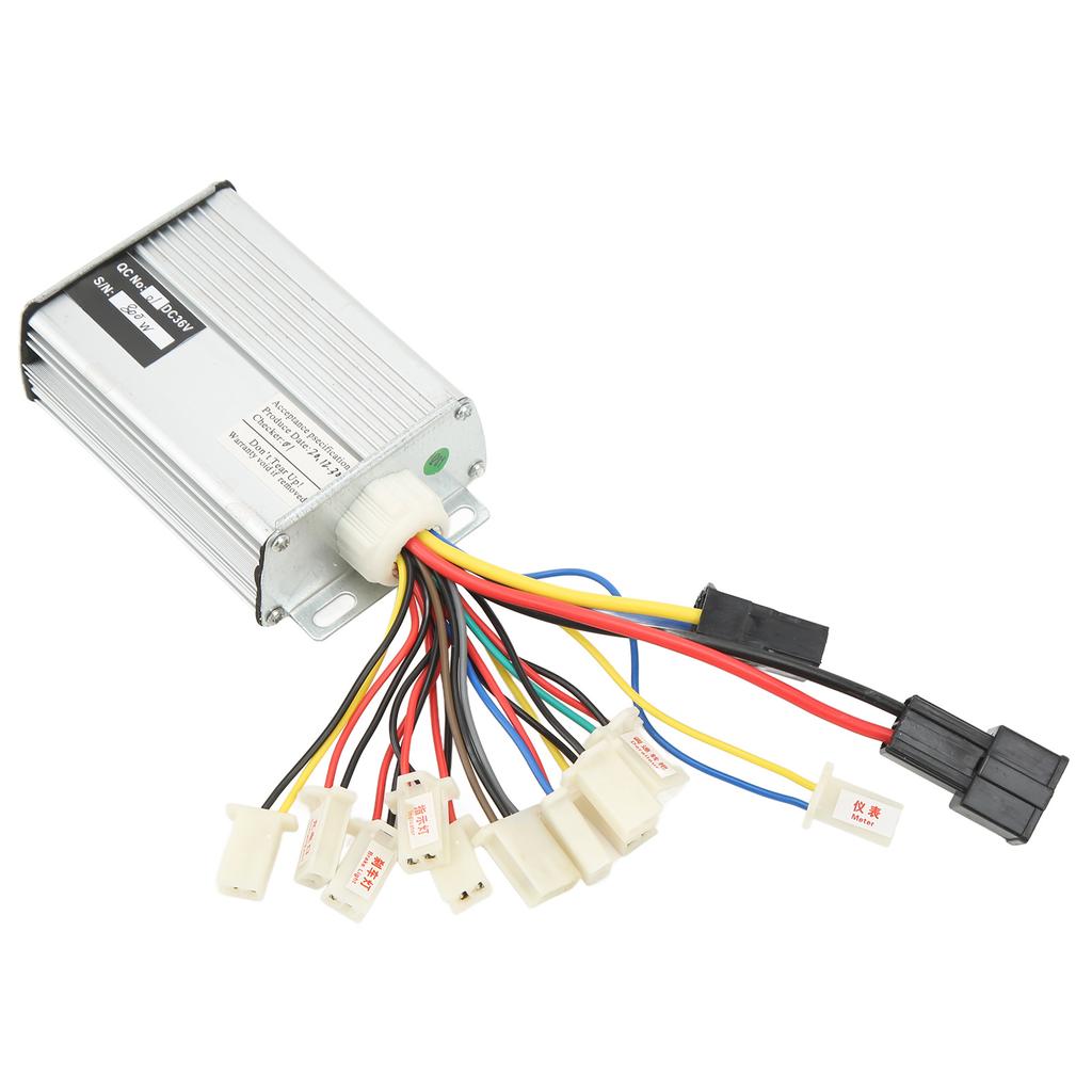 DC Motor Speed Controller 800W Overcurrent Protection Aluminum Alloy Electric Bike Brush Controller 36V