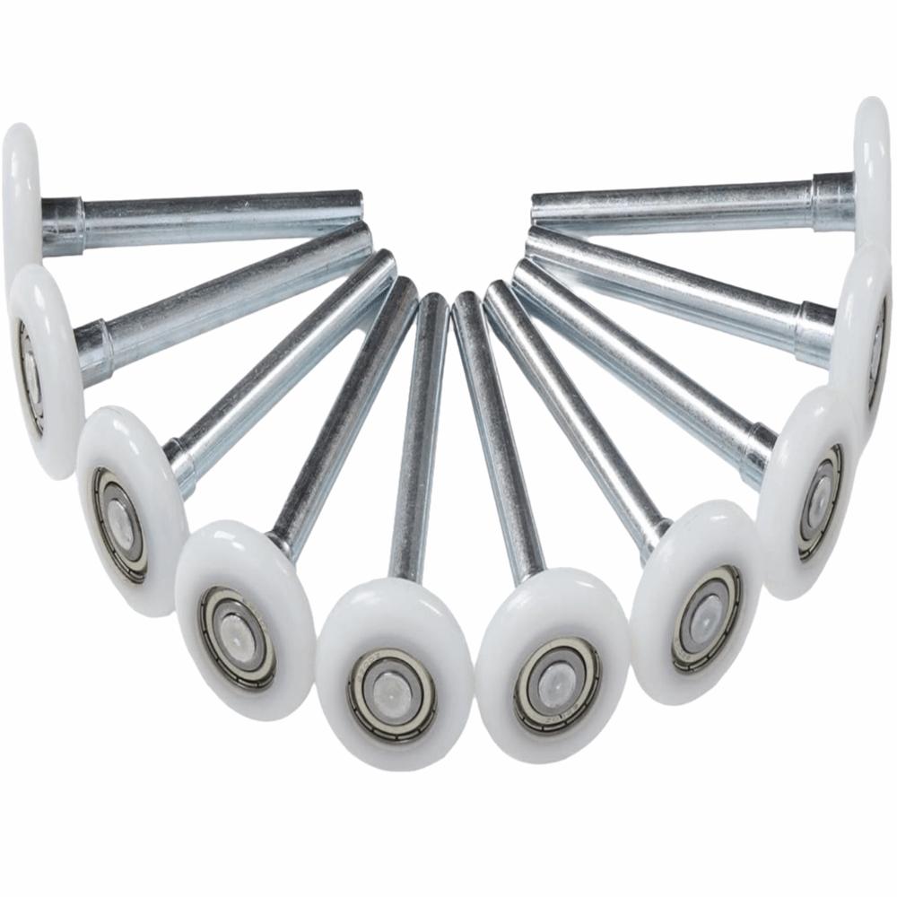 10 pcs set Low Noise Garage Door Rollers Garage Door Replacement Rollers  For Garage Door System