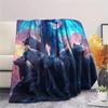 Colorful Dragons  Print Flannel Blanket, High quality Comfortable for All Seasons, Home Decor, Warmth and Comfort