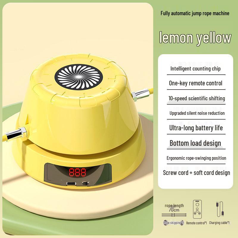 

Bluetooth Electric Jump Rope – Auto Counting & Music for Adults & Kids Fitness