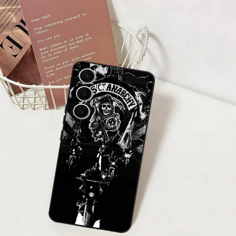 Crime Sons Of Anarchy TV Phone Case For Samsung S 24 Fe 25 Ultra Plus 20 Lite 21 30 22 23 24 22 Ultra 5G Fundas