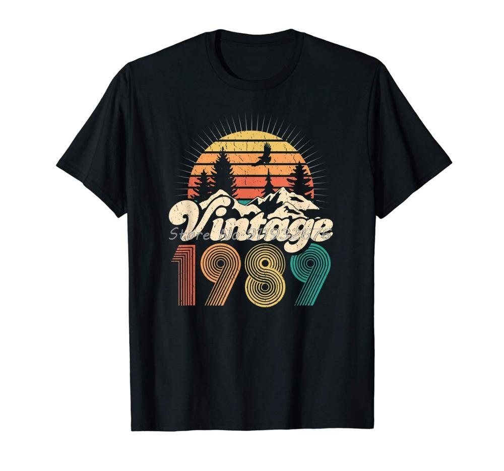 

30Th Birthday Gifts Vintage 1989 TShirt Hiking Unisex New Fashion UnisexS Short Sleeve Print Tee Shirts Cool T Shirt Unisex tees S