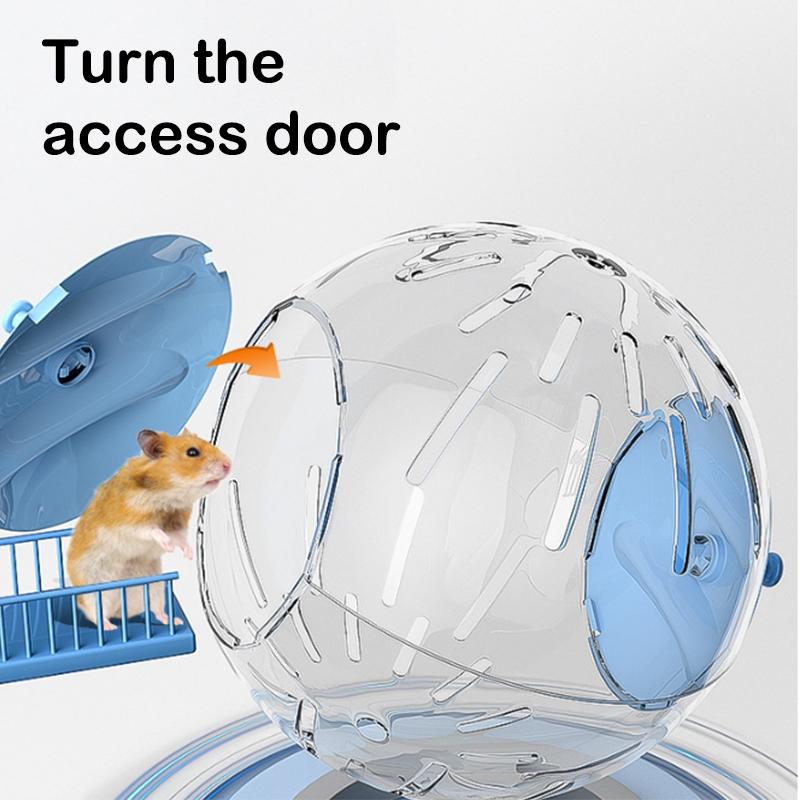 Hamster Rennwagen Hamster Sportball Kleintier Spielzeugauto Haustiere Laufwerkzeug Leises Fitnessrad Spielzeugfahrzeug für Kleintiere