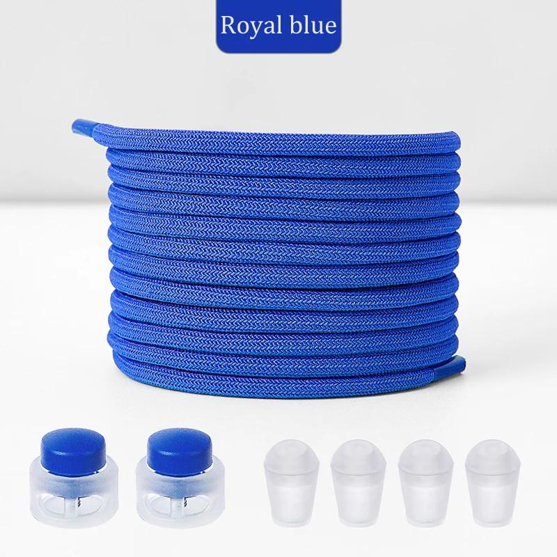 New No Tie Shoeaces Elastic Round Tieless Shoe Laces Sneakers Spring Lock Shoelace Quick Without Ties Shoes Lace for Kids Adult
