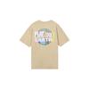 Nike Men's Khaki T-Shirt with Earth Letter Print