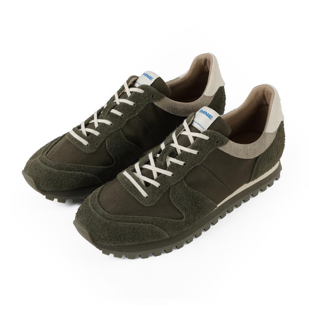 PANE Pace Nostalgia Model Sea Moss Slip Resistant And Breathable Low top Casual Shoes Unisex Olive Green PN5136DGN20B