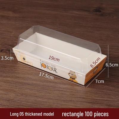 AVADEN Thickened Plastic Takeaway Dessert Boxes