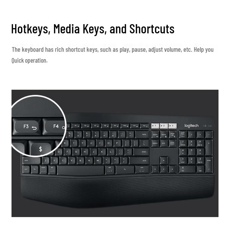 Logitech MK850 Performance Wireless Keyboard and Mouse Combo