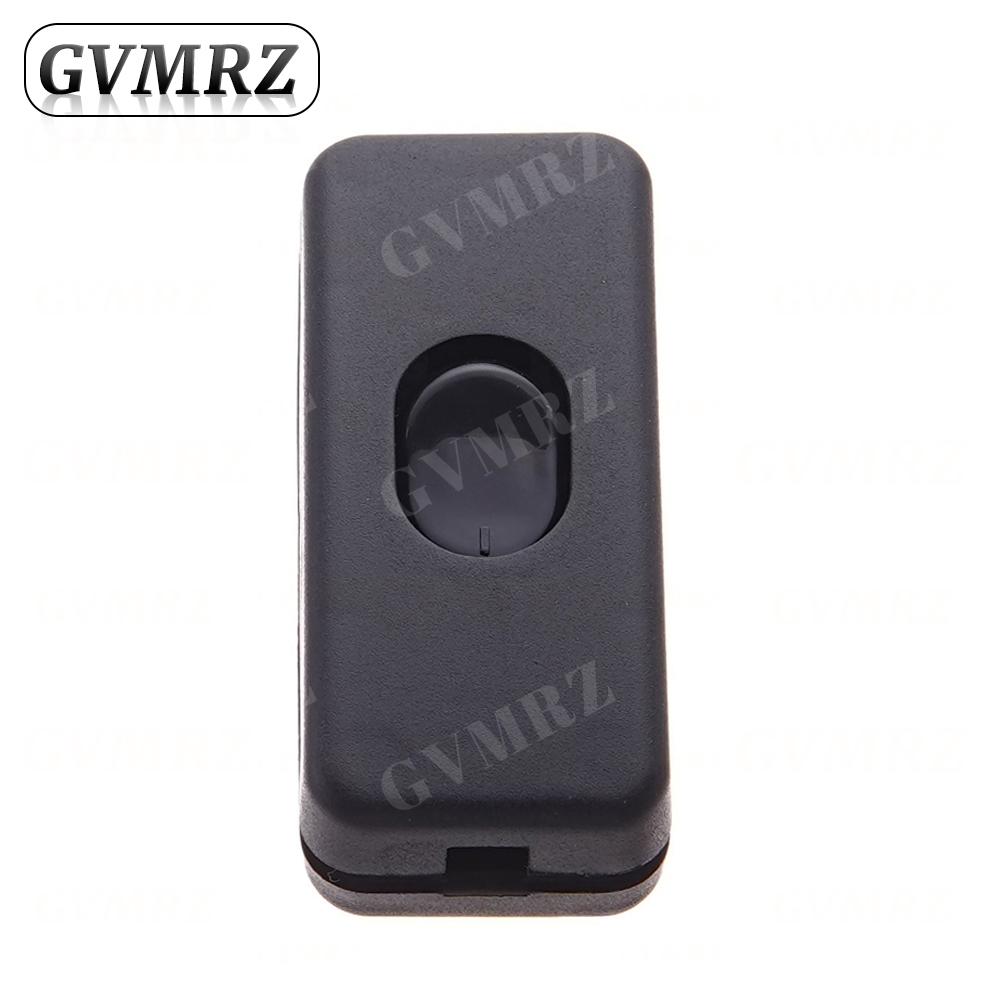 2PCS Light Switch AC 0-250V 6A Lnline ON/OFF Table Desk Lamp Cord Cable Toggle Rocker Switches Control For LED Lighting