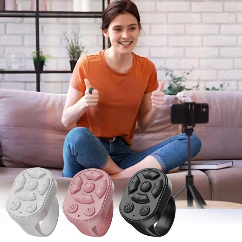 Remote Control for Page Turner Camera Video Recording Remote Scrolling Page Turner Clicking for Mobile Phone