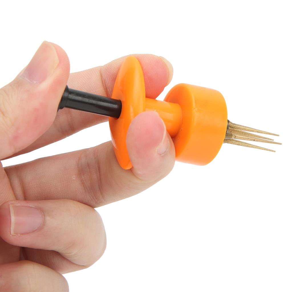 Clip per Esche da Pesca Portatile a 4 Artigli per Larve di Sangue e Lombrichi con Elastico Accessorio per Attrezzatura da Pesca