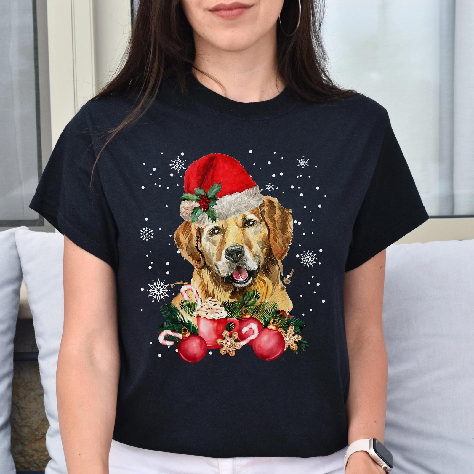 Labrador Retriever Christmas Unisex shirt Black Dark Heather S