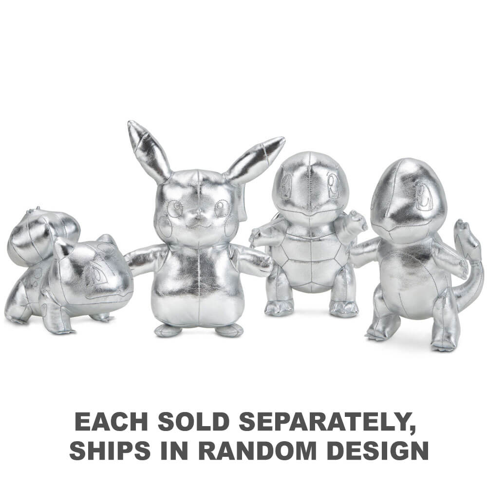 

Серебряный плюш 8 дюймов в честь 25-летия Покемона (Ассортимент 6)