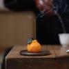 Practical Ugly Orange Incense Holder Good Luck Ceramic Incense Stick Holder  Indoor