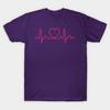 For Women Heartbeat Doctor Nurse Medical Tshirt T Shirt  90S Korean Style Tee 100% Cotton Picture Custom Round Collar