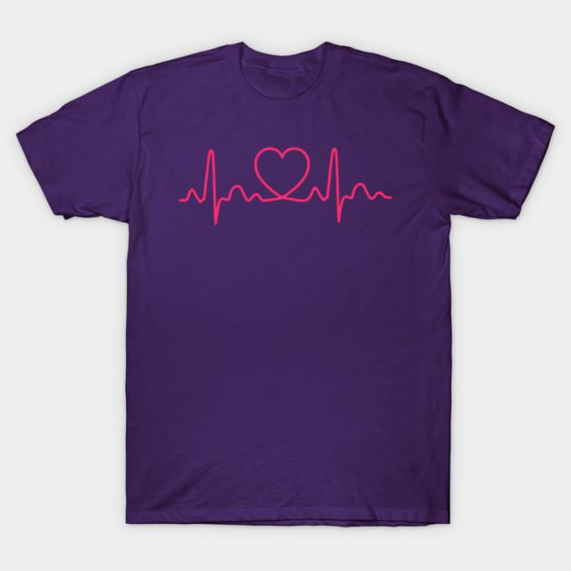 For Women Heartbeat Doctor Nurse Medical Tshirt T Shirt  90S Korean Style Tee 100% Cotton Picture Custom Round Collar