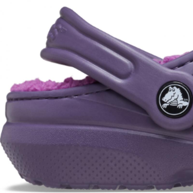 Crocs Klasyczne klapki z podszewką dla dzieci 207010 5ci