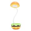 Cute Desk Lamp for Kids Rechargeable Hamburger Small Desk Lamps with Adjustable Neck Dimmable Touch