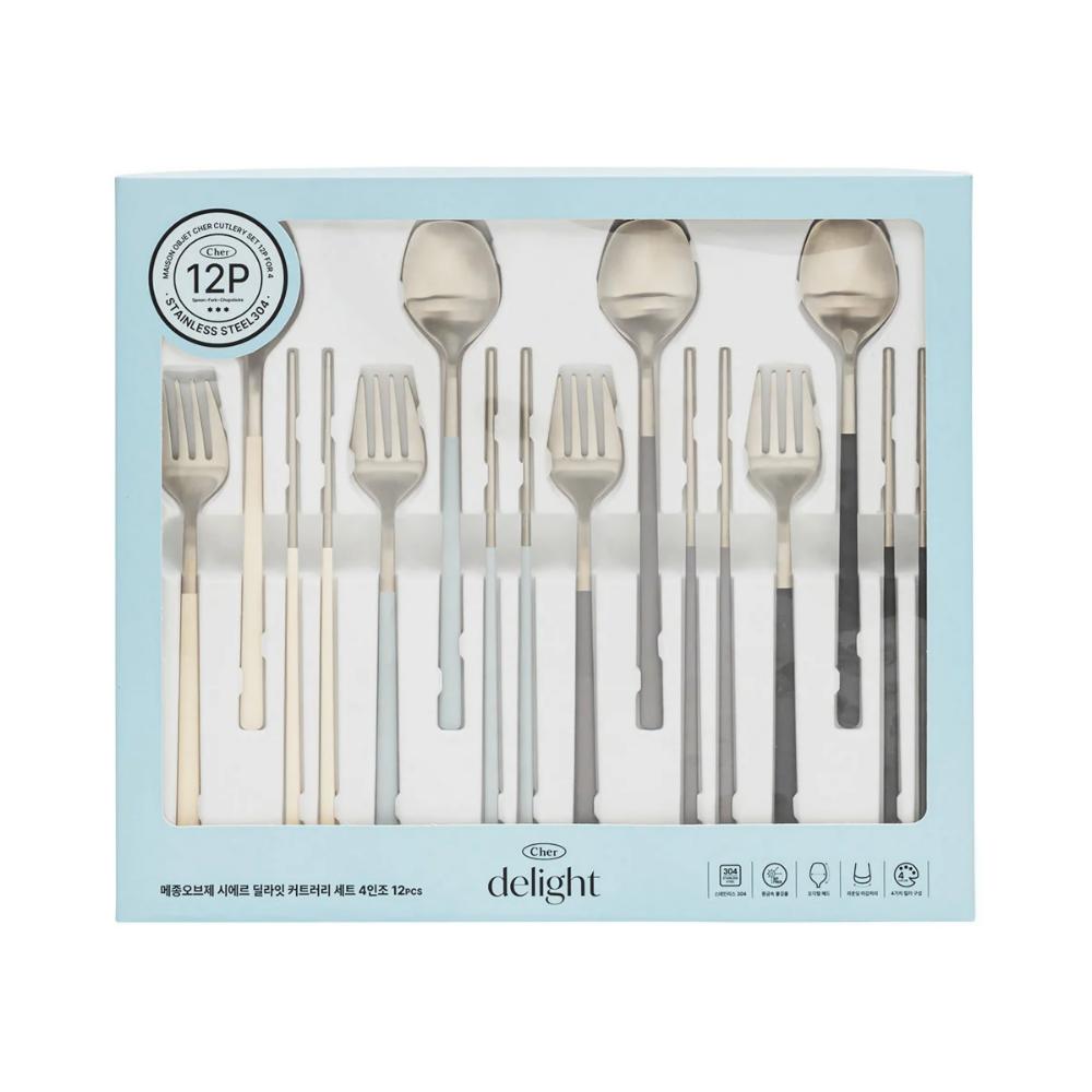 

Maison Objet Cier Delight Набор столовых приборов на 4 персоны (12 шт.)