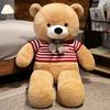 New 100cm Giant Dressed Sweater Bear Bowknot Multiple Color Options Plush Animals Dolls Super Soft Baby Soothing Toys Gift Decor