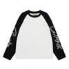 Mens Loose Fit Raglan Sleeve Hooded Sweatshirt High Street Casual Hip Hop Top