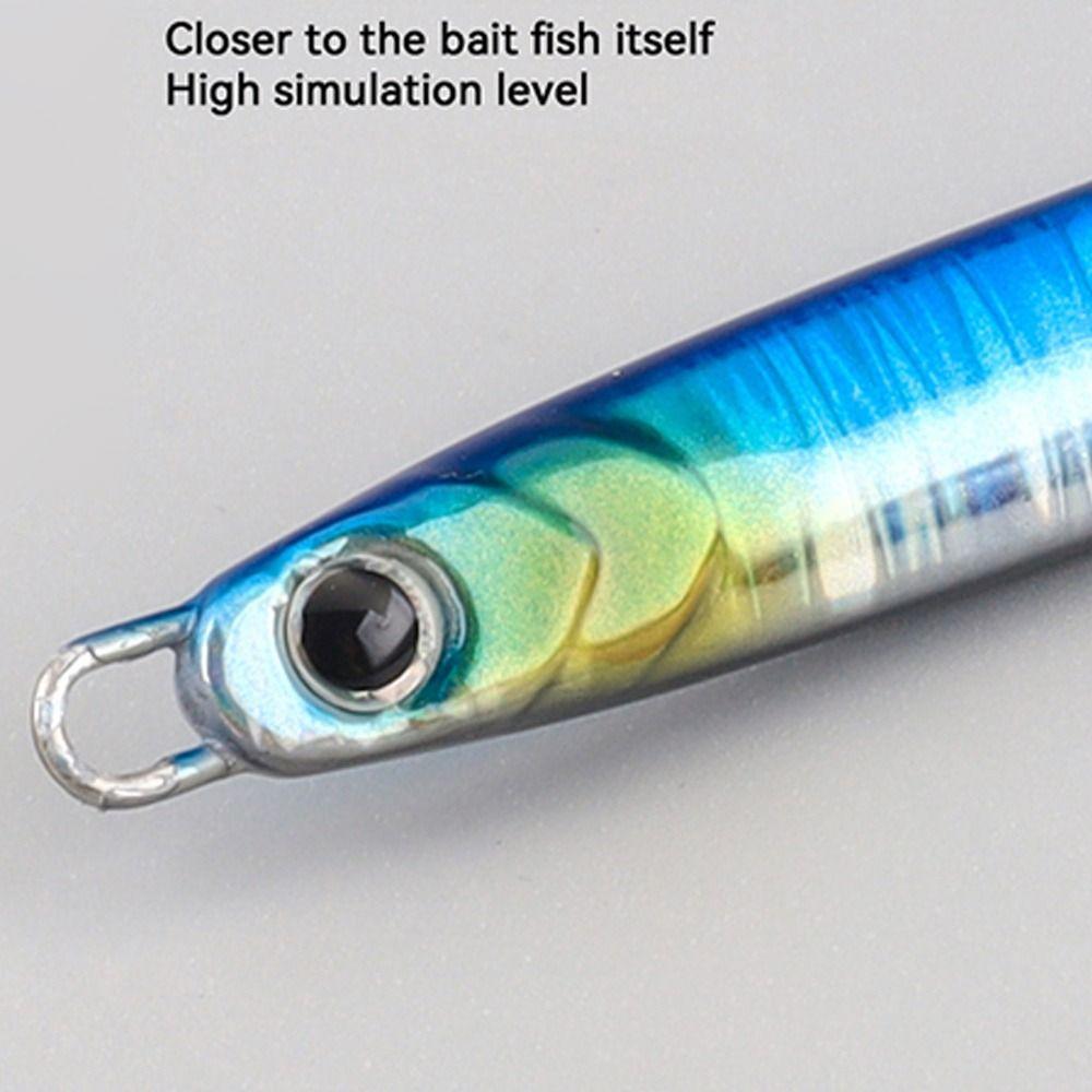 Iron Fishing Lure 40g 60g Fishing Tackle Durable Metal Jig Lure