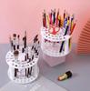 1Pc 49 Holes Paint Brush Pencil Stand Watercolor Paint Brush Holder Stand Painting Supplies For Students Desk Organizer