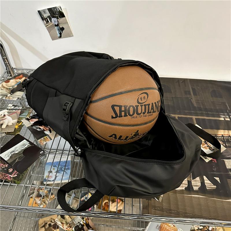 Schoolbag Sports Backpack Large Capacity Fashion Casual Basketball Bag Independent Shoe Warehouse Vacation Travel Duffel Bag Student School Bag