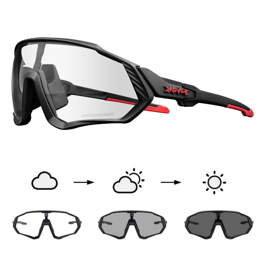 Kapvoe Photochromic Sunglasses for Men Glasses Cycling Women MTB Mountain Road Bicycle Eyewear Sports Cycling Oculos Ciclismo